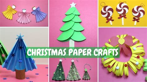 Christmas Easy Paper Crafts For Kids | Christmas Day