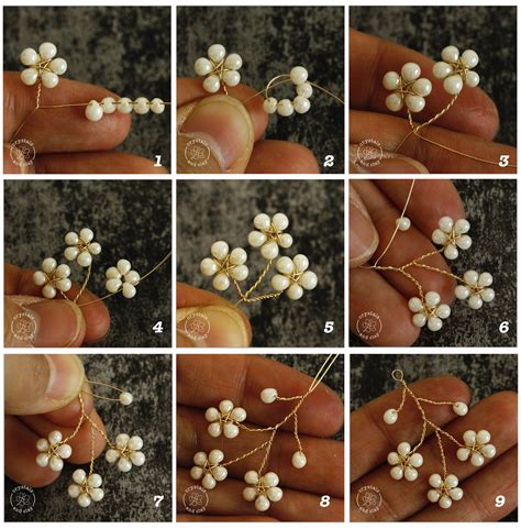 Jewelry Making Basics 7 -- Three ways to make beaded flower | Beaded ...