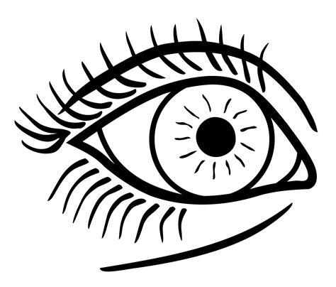 Clipart - eye - lineart