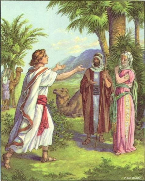 Isaac and Rebekah - Bible Story Verses & Summary