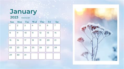 January 2023 Calendar Wallpaper Desktop – Printable Template Calendar