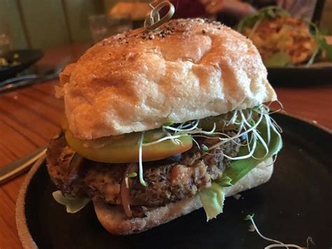 Cin-Cin Wine Bar & Restaurant Vegan burger Reviews | abillion