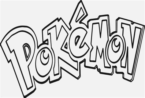 Pokemon Logo Coloring Pages at GetDrawings | Free download