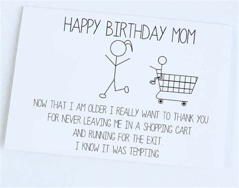 Funny Birthday Card Quotes For Mom - ShortQuotes.cc