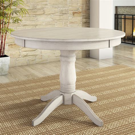 Startling White Pedestal Dining Table Photos | Shikalexa