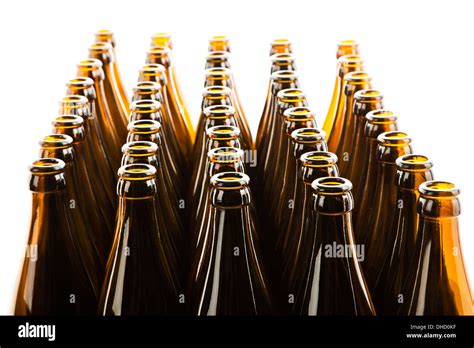 Empty beer bottles Stock Photo - Alamy