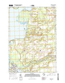 Petenwell County Park Topo Map in Adams County, Wisconsin