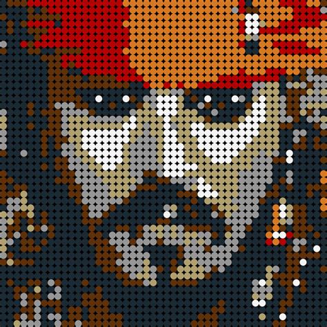 Jack Sparrow Pixel Art – Affordable Building Blocks