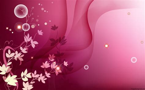 Floral Pink Design | Free PPT Background