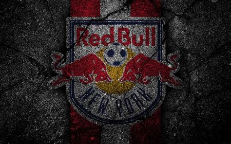 Sports Logo Emblem Soccer Mls New York Red Bulls Hd Wallpaper