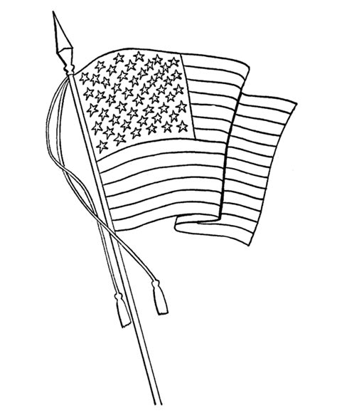 American Flag Coloring Pages - Best Coloring Pages For Kids