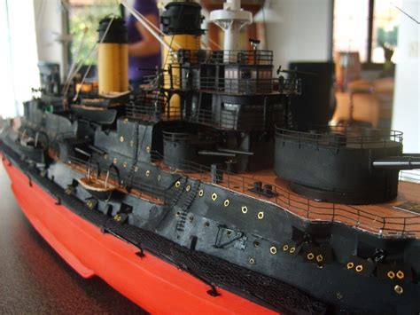 1:200 Russian Pre-Dreadnought Battleship Borodino 1914 Model Ship