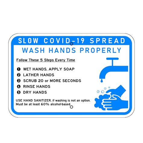 COVID-19 Hand Washing Sign