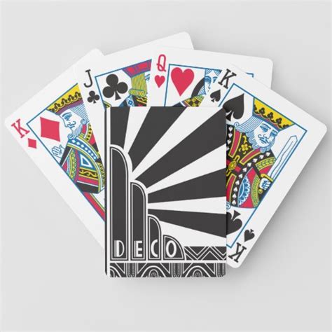 Art Deco Playing Cards | Zazzle