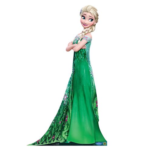 Life-size Elsa - Frozen Fever Cardboard Standup