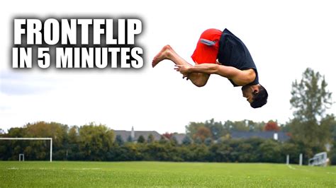 Learn How to Front Flip in only 5 Minutes | The Learning Zone