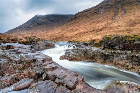 Glen Etive River stock image. Image of cloudsy, scenic - 134873605