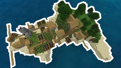 Big Survival Island Seed Minecraft Pe Bedrock Seeds