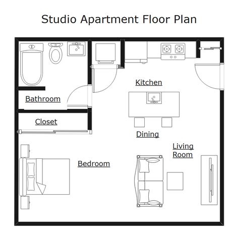 Small Apartment Design Floor Plan | Viewfloor.co