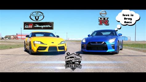 Nissan GTR vs Toyota Supra - YouTube