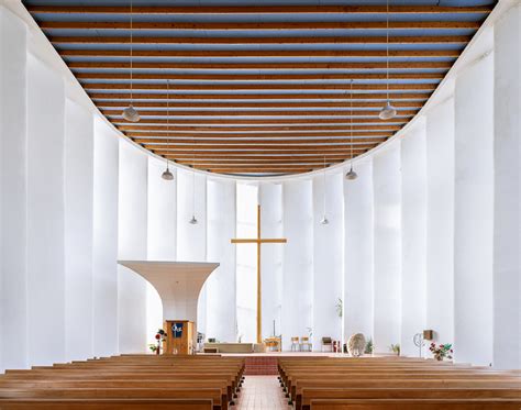 Modern Church Interiors Photos by Thibaud Poirier