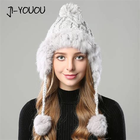 Aliexpress.com : Buy winter hats for women beanie girls 2018 hat fur ...