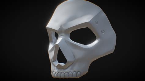 3d Print ready CoD MW2 "Ghost" new mask - Buy Royalty Free 3D model by ...