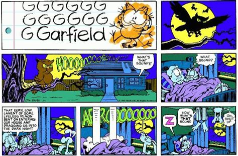 Garfield Halloween Comic Strips