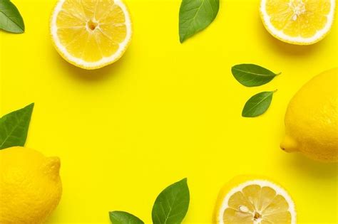 Refreshing Lemon Background