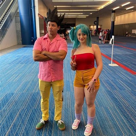 Bulma and vegeta cosplay – Artofit