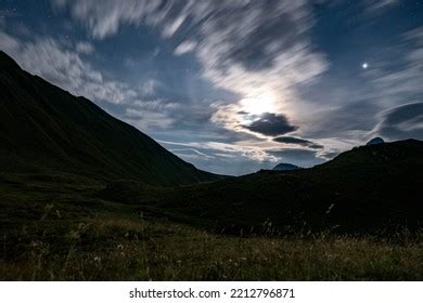 Incredible Night View Bachalpsee Lake Swiss Stock Photo 2212796871 ...