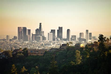 Los Angeles Skyline Wallpaper - WallpaperSafari