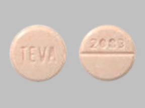 TEVA 2083 Pill Images (Orange / Round)