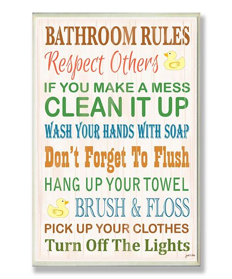 Printable Bathroom Etiquette Signs