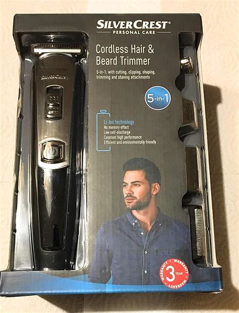 Silvercrest Cordless Hair & Beard Trimmer: Amazon.co.uk: Health ...