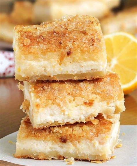 CREAM CHEESE LEMON BARS - the kind of cook recipe