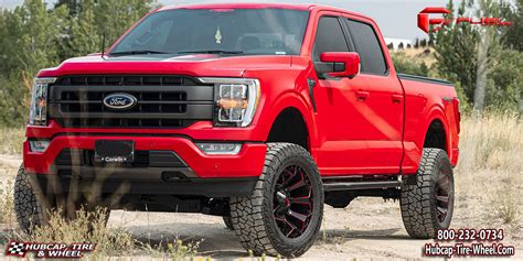 Ford F 150 Fuel Fuel D787 Assault Matte Black Red Milled 20 X 9