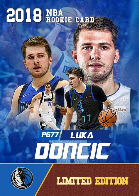 Luka Doncic 2018 Rookie Gems NBA Rookie Card Dallas Mavericks - Etsy