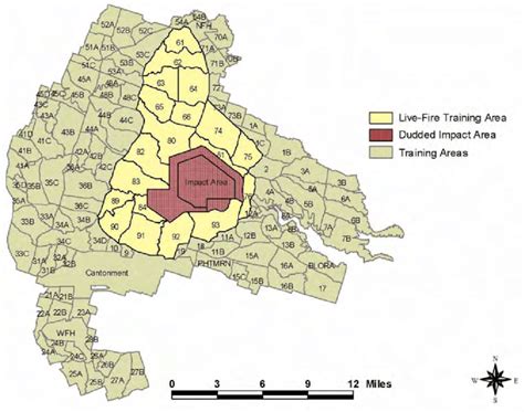 Fort Hood Training Area Map - 2024 Schedule 1