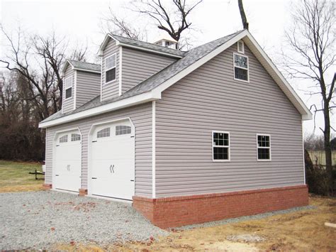 Prefab 2 Car Garage With Loft