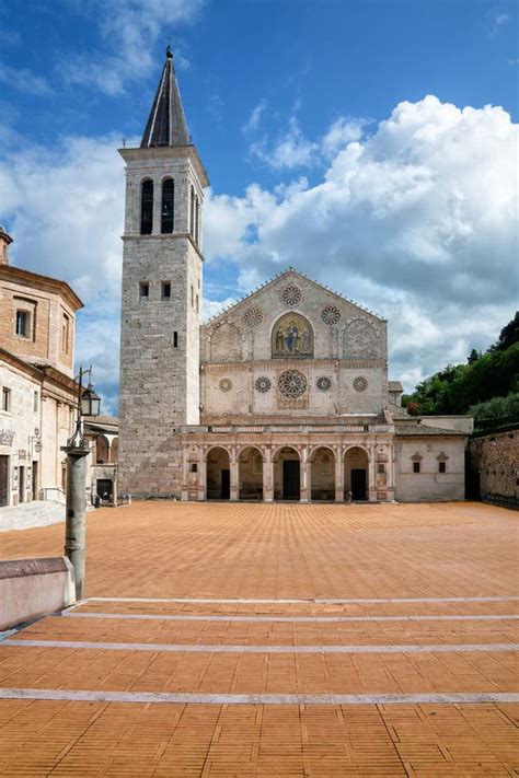 Spoleto Cathedral of the Archdiocese of Spoleto-Norcia Stock Photo ...