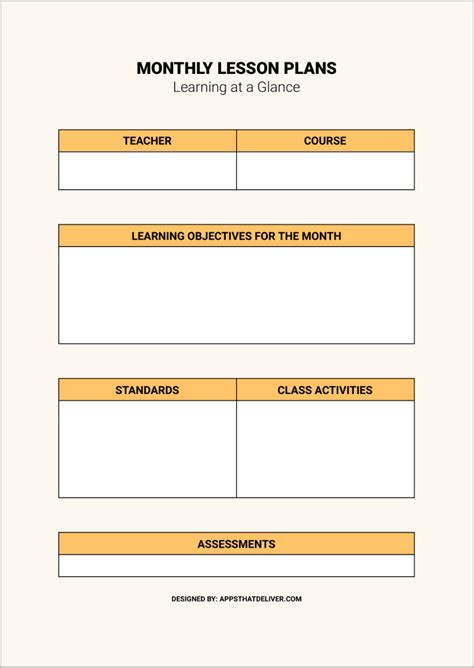 Lesson Plan Template Google Docs [FREE!]