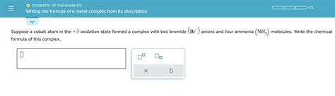 Solved Suppose a cobalt atom in the +3 oxidation state | Chegg.com