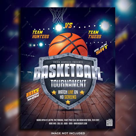 Basketball Tournament Flyer Template