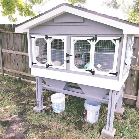 Rabbit Hutch my daughter and I built. #rabbithutch #hutch #rabbit | Diy ...