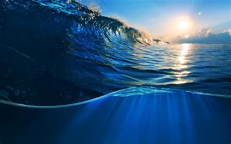 Download sea, water, waves, wave, underwater wallpapers for desktop ...