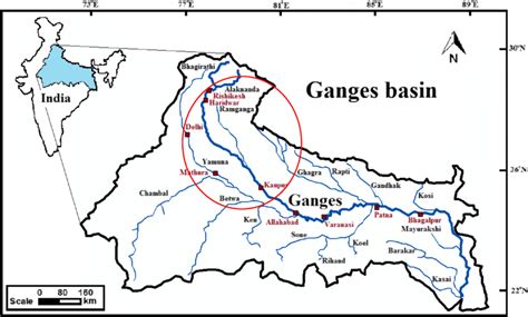 Ganges River Map