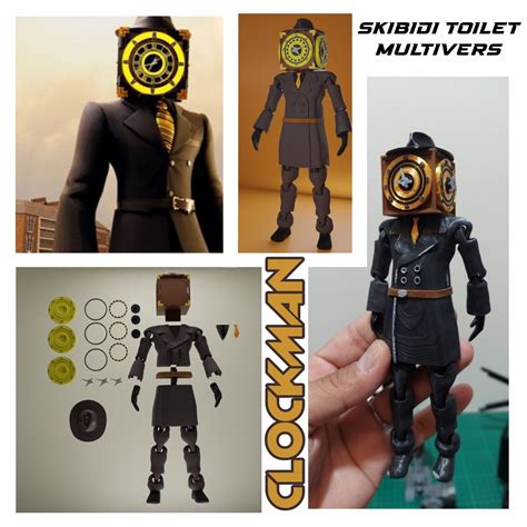 STL file SKIBIDI TOILET MULTIVERSE - CLOCKMAN 🚽・3D printer design to ...