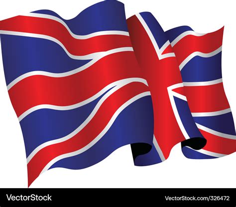 British flag Royalty Free Vector Image - VectorStock