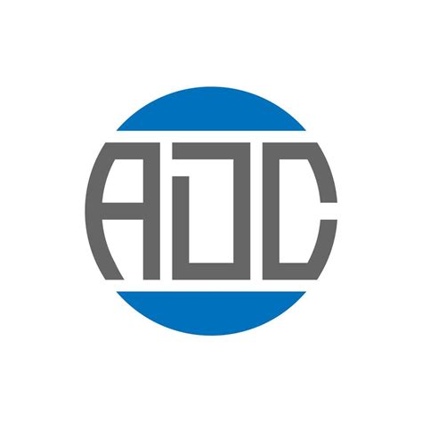 ADC letter logo design on white background. ADC creative initials ...